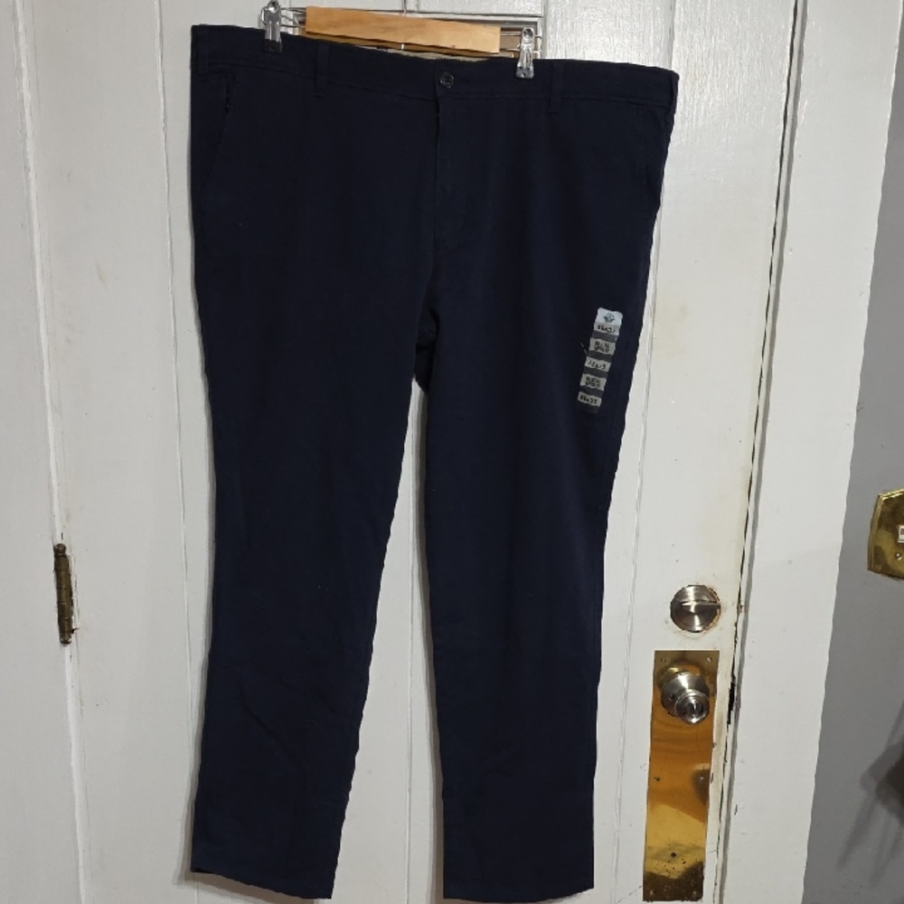 NWT Dockers Big &Tall Tapered Fit Ultimate Chino Men's‎ Pants Navy Casual 46x32